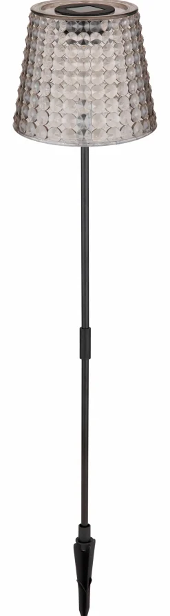 Globo Led-Solarleuchten|Led-Solarleuchten-Solar-Erdspieß 2-er Set Grau