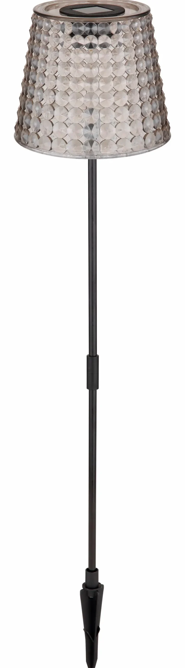 Globo Led-Solarleuchten|Led-Solarleuchten-Solar-Erdspieß 2-er Set Grau