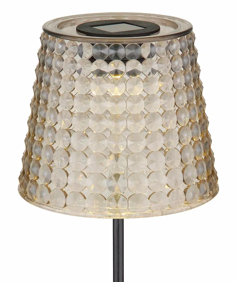 Globo Led-Solarleuchten|Led-Solarleuchten-Solar-Erdspieß 2-er Set Grau