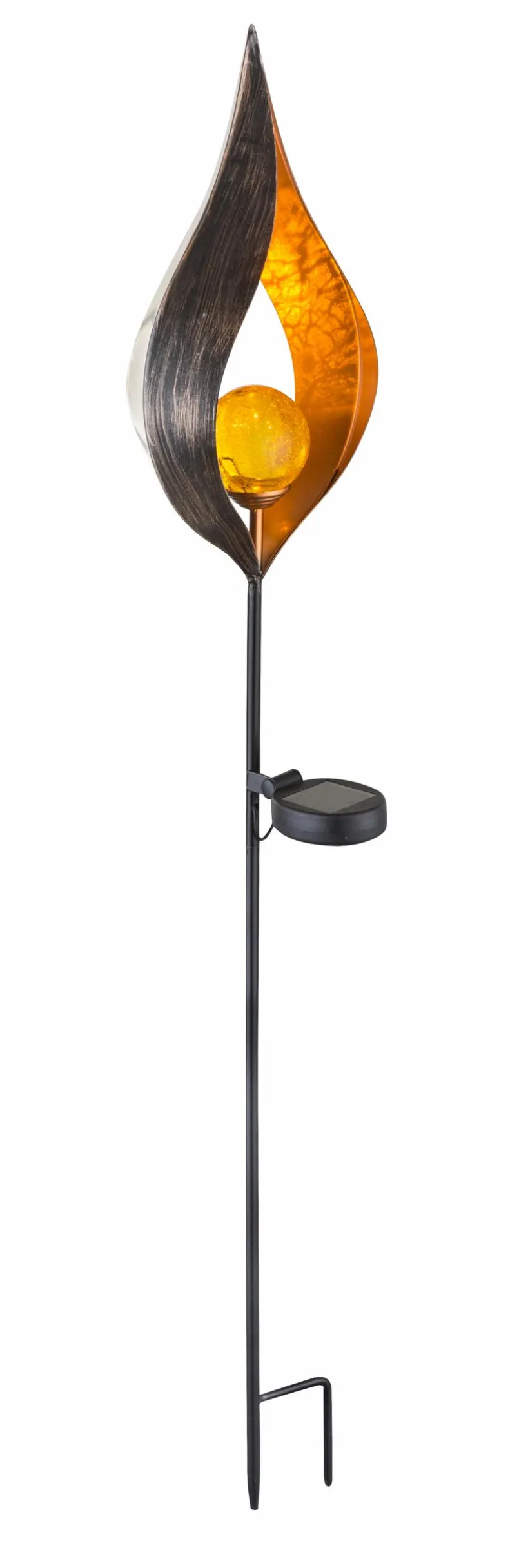 Led-Solarleuchten|Led-Solarleuchten|Globo Solar-Erdspieß null Braun