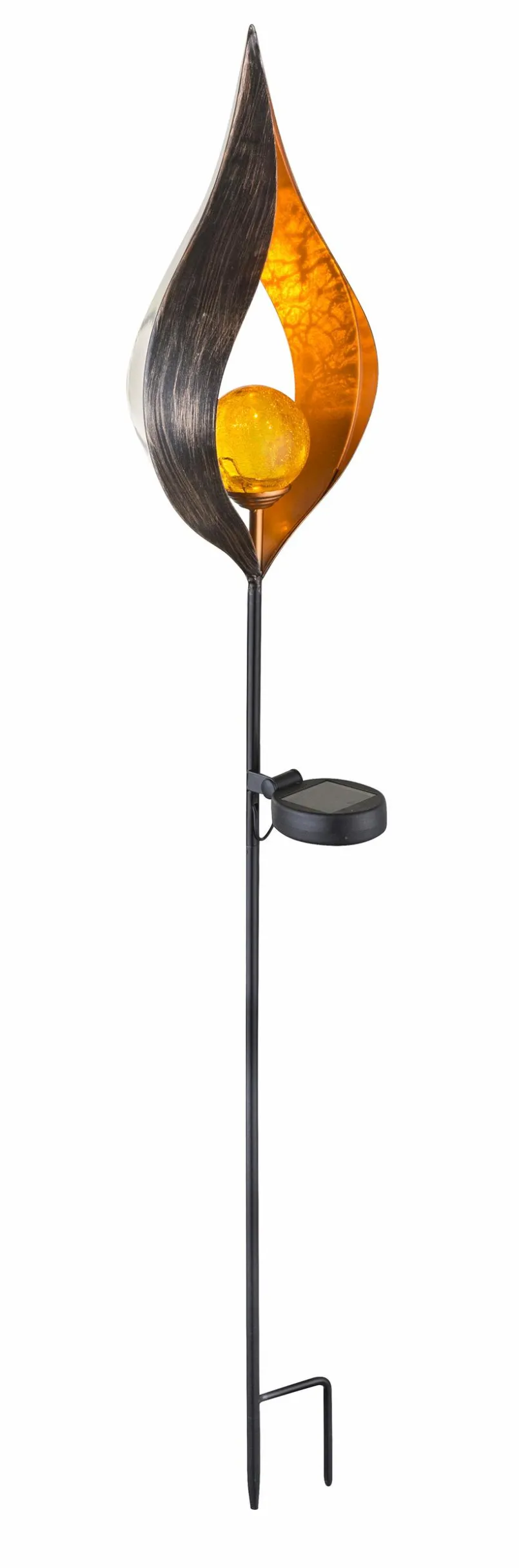 Led-Solarleuchten|Led-Solarleuchten|Globo Solar-Erdspieß null Braun