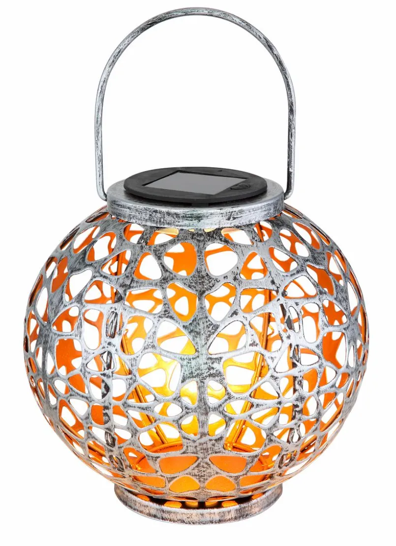 Led-Solarleuchten|Led-Solarleuchten|Globo Solarleuchte null Silber