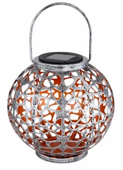 Led-Solarleuchten|Led-Solarleuchten|Globo Solarleuchte null Silber