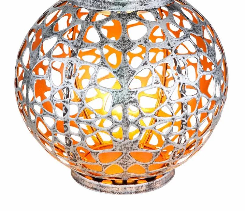 Led-Solarleuchten|Led-Solarleuchten|Globo Solarleuchte null Silber
