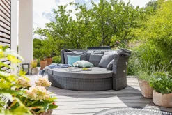 Loungeliegen|Sonneninseln-Sonneninsel Deluxe Grau
