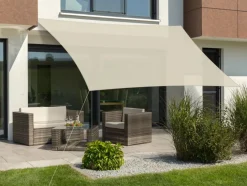 Schneider Schirme Sonnensegel-Sonnensegel Teneriffa 500 x 360 cm Natur