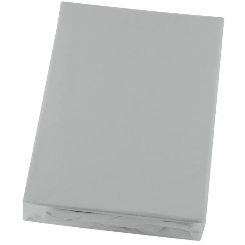 Collection Noblesse Spannbettlaken-Spannbettlaken Frottee 180 x 200 cm Silber