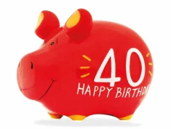 Spardose 40 Happy Birthday<