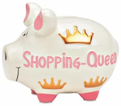 Spardose Shopping Queen 17 x 15 cm< Outlet