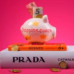 Spardose Shopping Queen 17 x 15 cm< Outlet