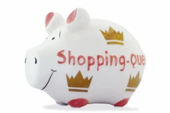 Spardose Shopping-Queen 12,5 x 9 cm< Discount