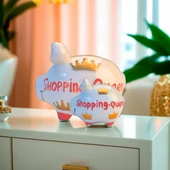 Spardose Shopping-Queen 12,5 x 9 cm< Discount