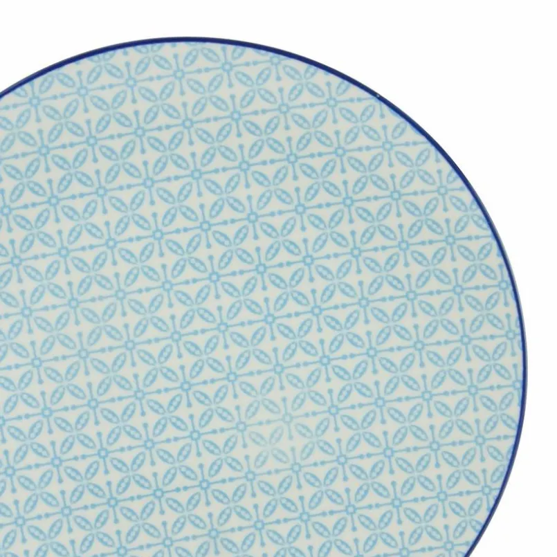 CreaTable Geschirr-Speiseteller Mediterran Ø 27 cm Blau