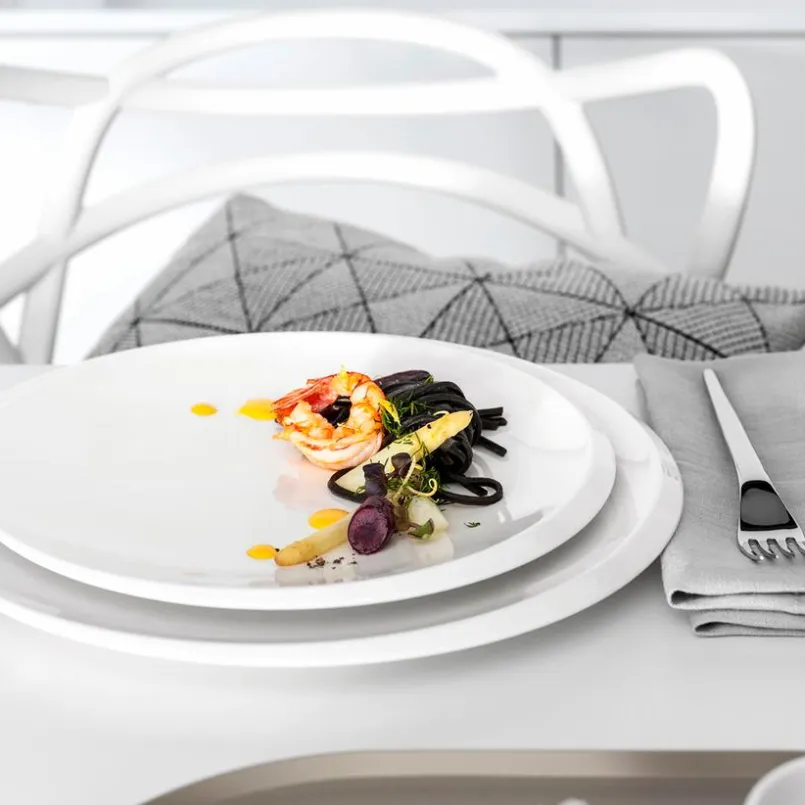 Villeroy & Boch Geschirr-Speiseteller New Moon Ø 27 cm Weiß