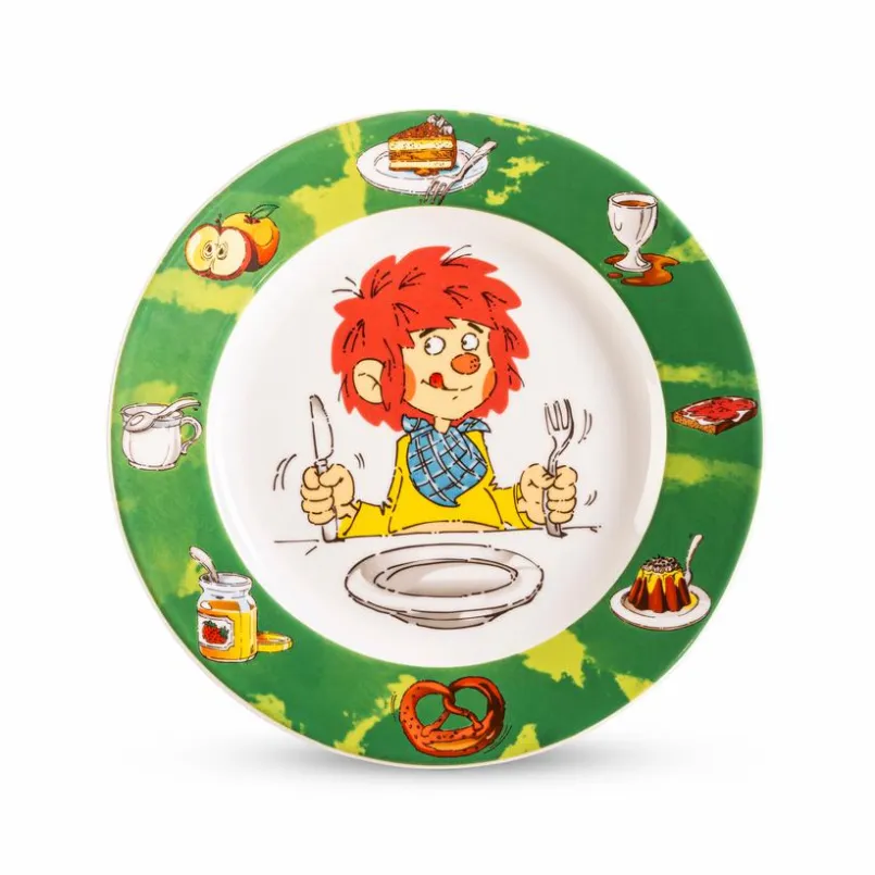 Geschirr|Kindergeschirr|CreaTable Speiseteller Pumuckl Ø 26 cm Bunt