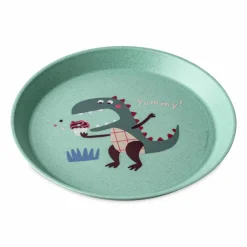 Koziol Kindergeschirr|Geschirr-Speiseteller Rex Ø 20,5 cm Grün