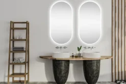 Bad-Spiegel-Spiegel Ambiente oval Transparent