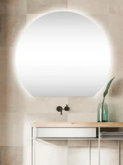 Bad-Spiegel-Spiegel Ambiente Whitemoon Transparent