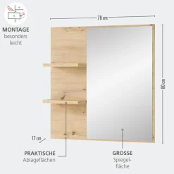 Innostyle Garderobenspiegel-Spiegel Bari Transparent
