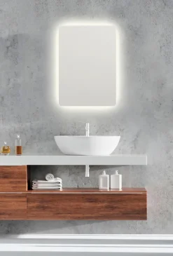 MIRRORS AND MORE Bad-Spiegel-Spiegel Luna Transparent