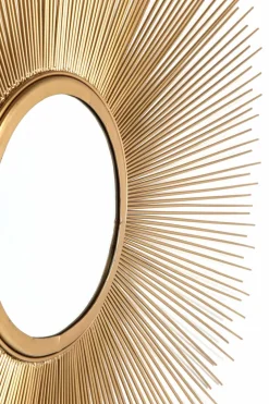Wandobjekte|Wandspiegel|KARE DESIGN Spiegel Sunbeam Gold