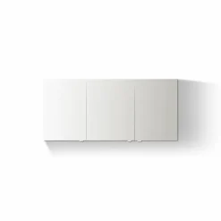 Spiegelschränke|Puris Spiegelschrank Classic Line Weiß Hochglanz