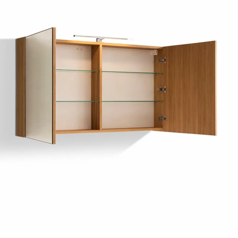 Spiegelschränke-Spiegelschrank Prima Eiche Natur
