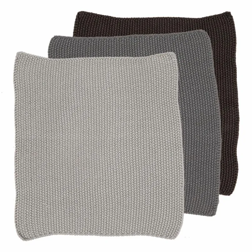 Geschirrtücher|ladelle Spültuch Eco 3tlg. Grau