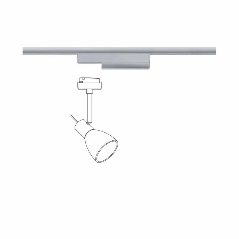 Schienensysteme|Paulmann Spotadapter URail Chrom Matt