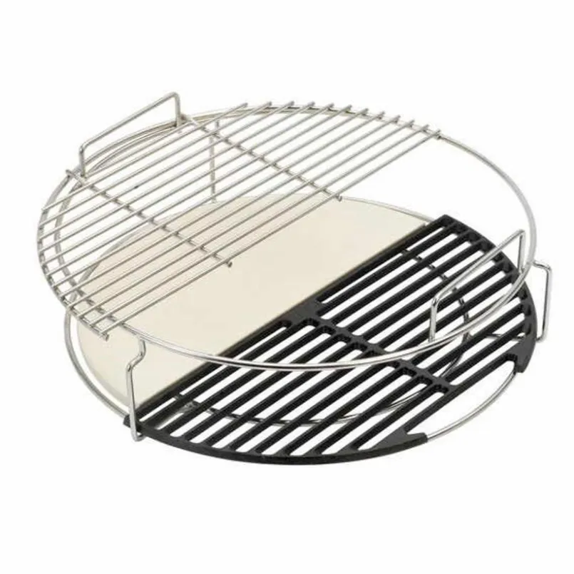 Big Green Egg Grillzubehör-Stainless Steel Half Grid M