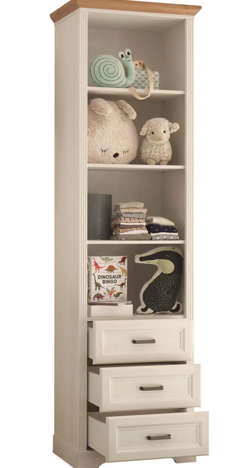 Babyzimmer Schränke & Regale|Babyzimmer Schränke & Regale|BEGABINO Standregal Jasmin Weiß
