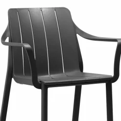 Gartenstühle|Nardi Stapelstuhl Tiberina Anthracite