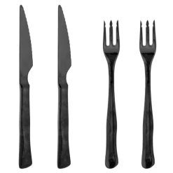 Bestecke|DAHEIM Steakbesteck Ollin 4tlg. Schwarz