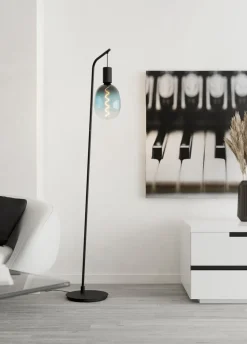 Stehlampen|EGLO Stehlampe Cranley Schwarz