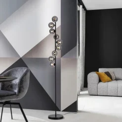 SCHÖNER WOHNEN-Kollektion Stehlampen-Stehlampe Dubai Schwarz