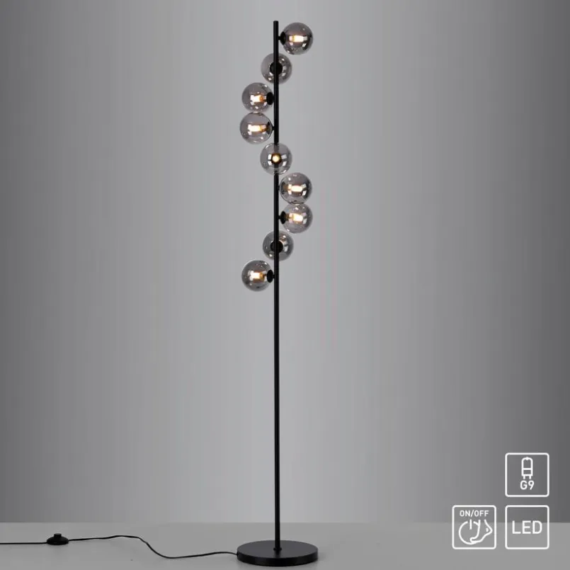 SCHÖNER WOHNEN-Kollektion Stehlampen-Stehlampe Dubai Schwarz