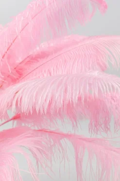 KARE DESIGN Stehlampen-Stehlampe Feather Palm Rosa
