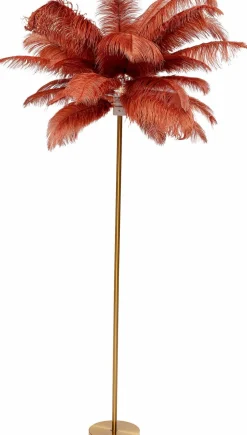 Stehlampen|KARE DESIGN Stehlampe Feather Palm Rot