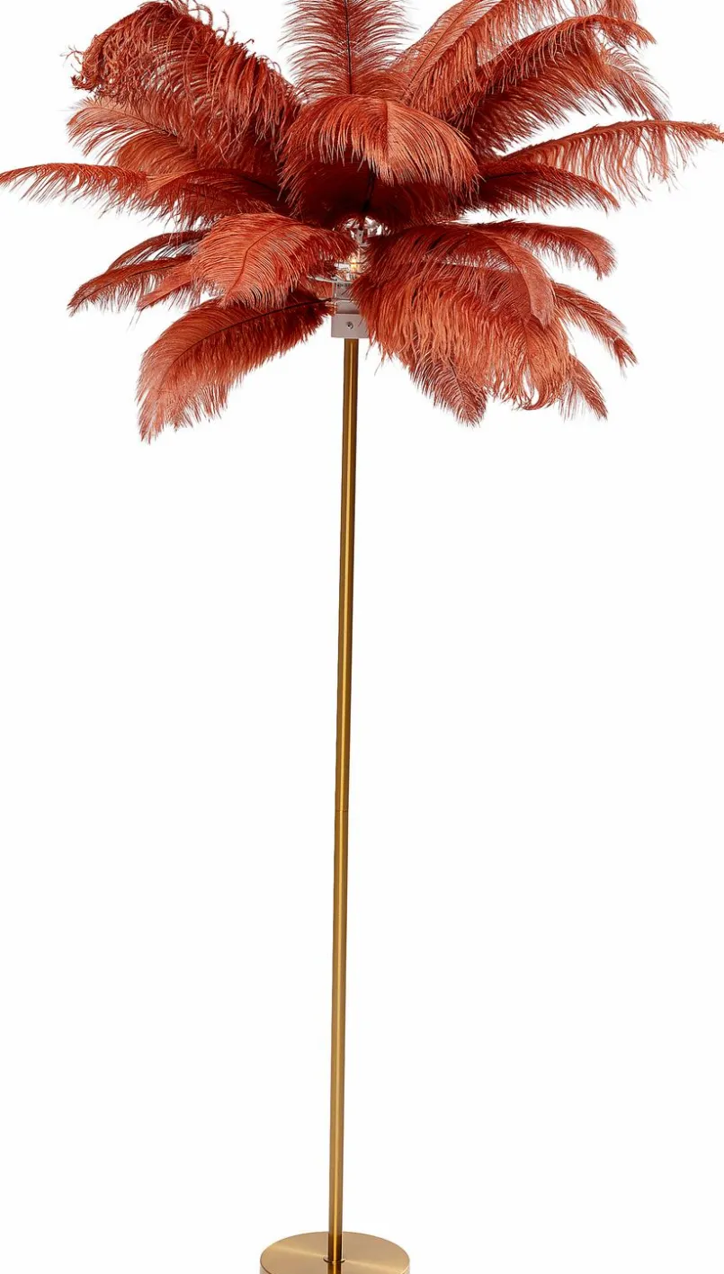 Stehlampen|KARE DESIGN Stehlampe Feather Palm Rot