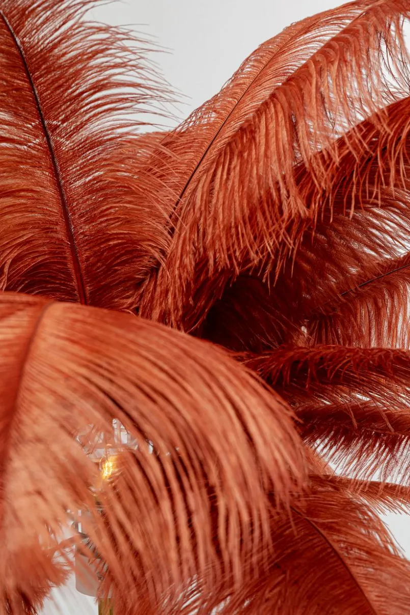 Stehlampen|KARE DESIGN Stehlampe Feather Palm Rot
