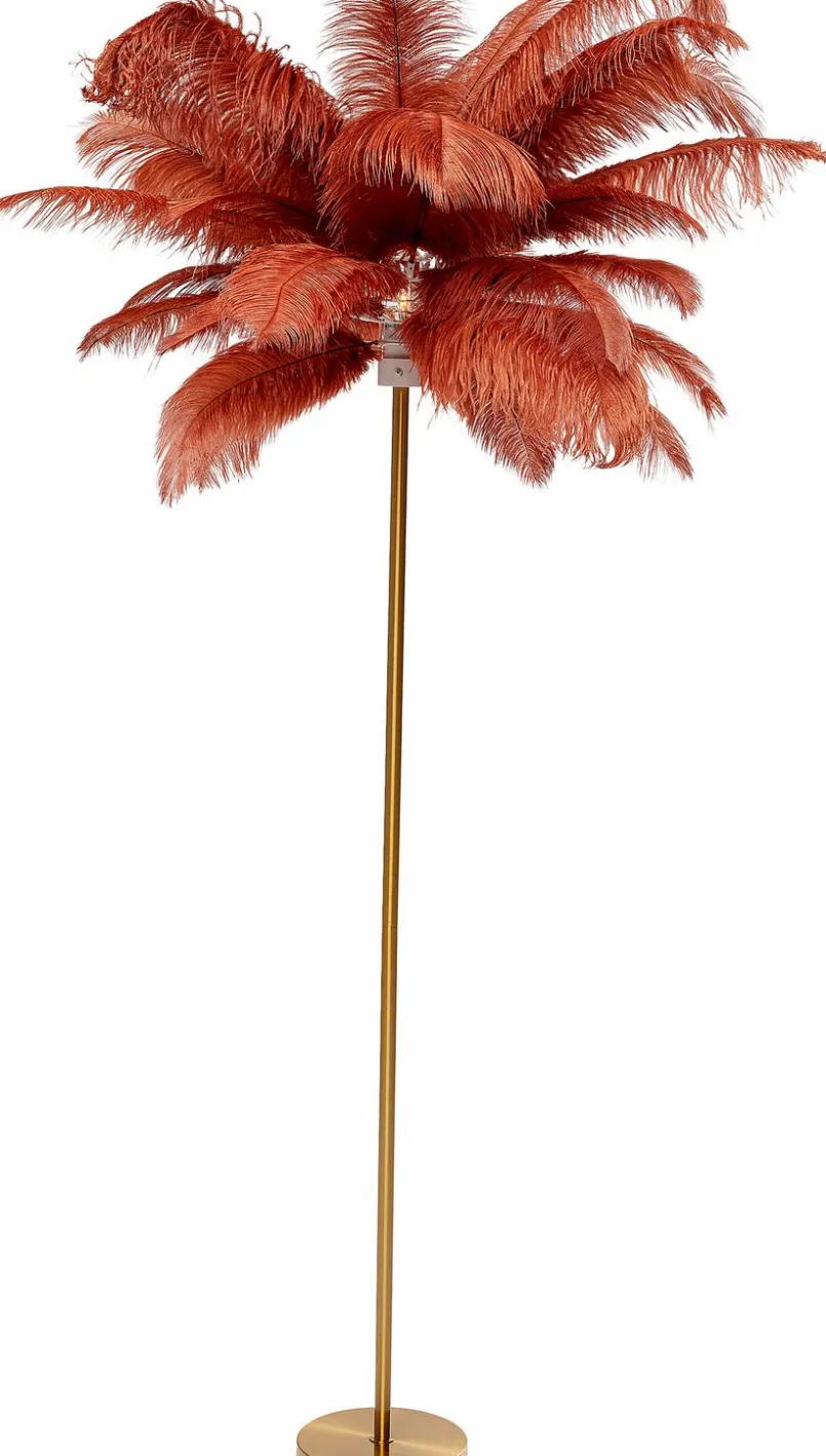 Stehlampen|KARE DESIGN Stehlampe Feather Palm Rot