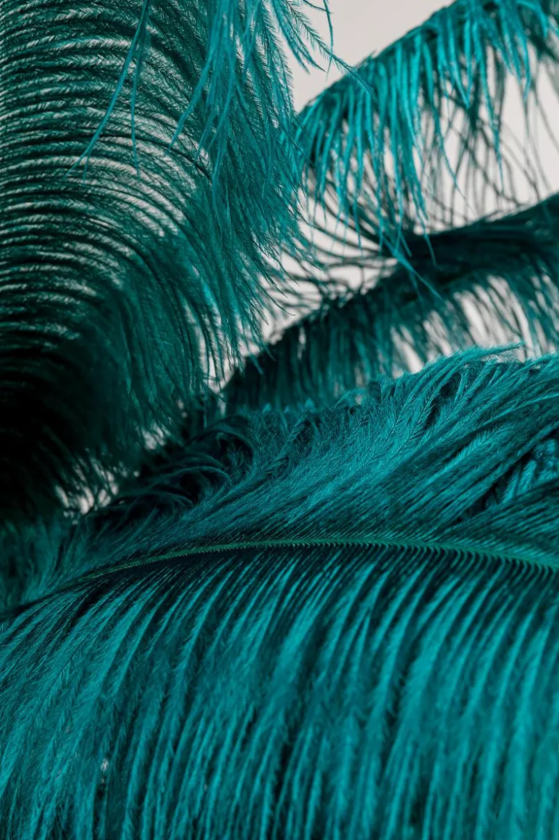KARE DESIGN Stehlampen-Stehlampe Feather Palm Grün