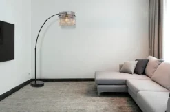 Globo Stehlampen-Stehlampe Gorley Schwarz