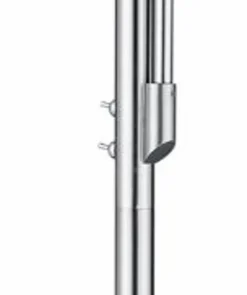 Trio Stehlampen-Stehlampe Hotel Silber / Grau