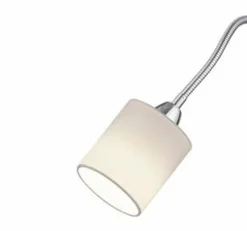 Trio Stehlampen-Stehlampe Hotel Weiß / Silber