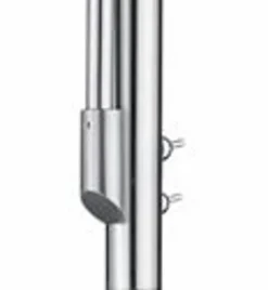 Trio Stehlampen-Stehlampe Hotel Weiß / Silber