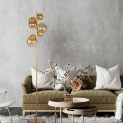 Stehlampen|Paul Neuhaus Stehlampe Popsicle Amber