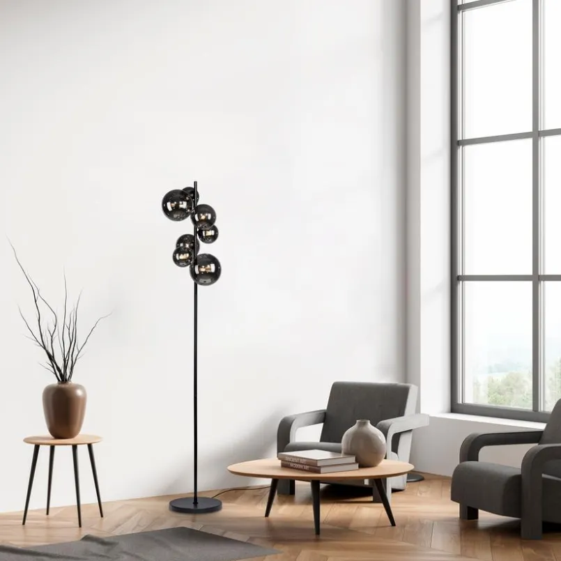 Stehlampen|Paul Neuhaus Stehlampe Popsicle Schwarz
