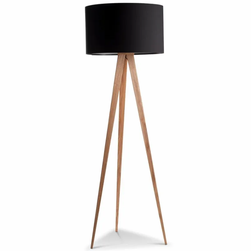 Zuiver Stehlampen-Stehlampe Tripod Schwarz