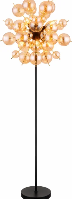Globo Stehlampen-Stehlampe Udo Amber